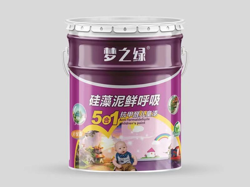 贵州梦之绿硅藻泥鲜呼吸5合1抗甲醛儿童漆